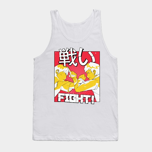 Anime Fight Tank Top by Toda Loca